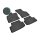 Gummimatten für VW Golf VIII Hatchback ab 2020 - schwarz, 1,5 cm Rand