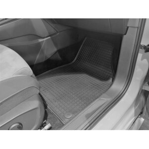 Gummimatten für VW ID.3 ab 2020 - schwarz, 1,5 cm Rand