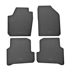 Gummimatten für VW Polo 2014 bis 2019 - schwarz, 1,5...
