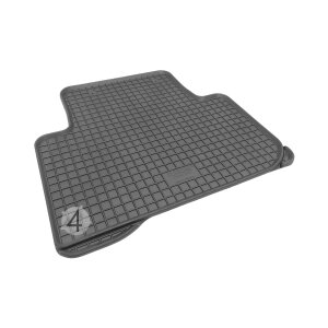 Gummimatten für VW Touran ab 2015 - schwarz, 1,5 cm Rand