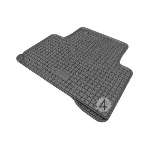 Gummimatten für VW Touran ab 2015 - schwarz, 1,5 cm Rand