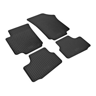 Gummimatten für VW Up ab 2012 - schwarz, 1,5 cm Rand
