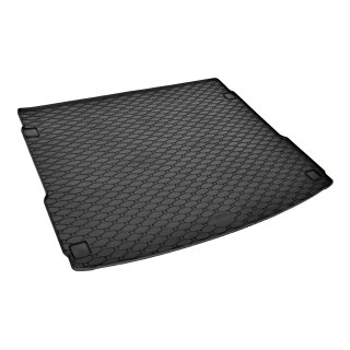 Kofferraumwanne für AUDI Q5 ab 2017 bis 2025 - schwarz, rutschfest, wasserdicht, 1,5 cm rand,