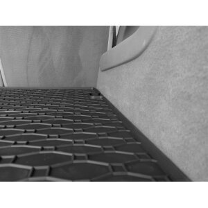 Kofferraumwanne für AUDI Q7 5 Sitze ab 2007 bis 2015 - schwarz, rutschfest, wasserdicht, 1,5 cm rand,