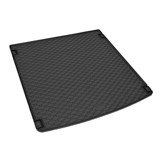 Kofferraumwanne für AUDI Q8 ab 2018 - schwarz, rutschfest, wasserdicht, 1,5 cm rand,