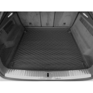 Kofferraumwanne für AUDI Q8 ab 2018 - schwarz, rutschfest, wasserdicht, 1,5 cm rand,