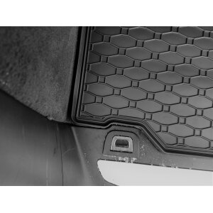 Kofferraumwanne für BMW 5 F11 Touring ab 2010 bis 2014 - schwarz, rutschfest, wasserdicht, 1,5 cm rand,
