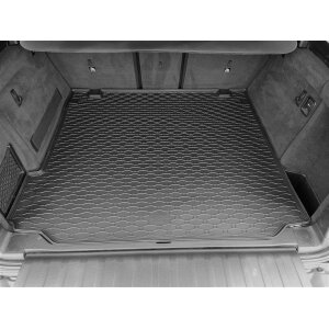 Kofferraumwanne für BMW X5 E70 ab 2007 bis 2013 - schwarz, rutschfest, wasserdicht, 1,5 cm rand,