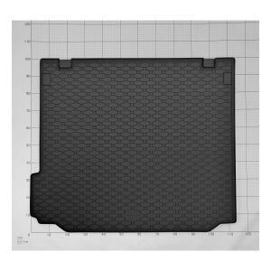 Kofferraumwanne für BMW X5 F15 ab 2013 bis 2018 - schwarz, rutschfest, wasserdicht, 1,5 cm rand,