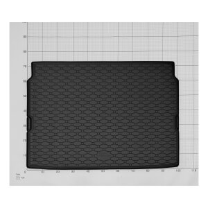 Kofferraumwanne für Citroen C4 ab 2021 - schwarz, rutschfest, wasserdicht, 1,5 cm rand,