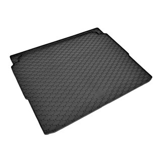 Kofferraumwanne für Citroen C5 Aircross ab 2017 - schwarz, rutschfest, wasserdicht, 1,5 cm rand,