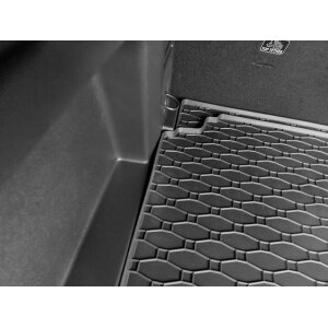 Kofferraumwanne für Citroen C5 Aircross ab 2017 - schwarz, rutschfest, wasserdicht, 1,5 cm rand,