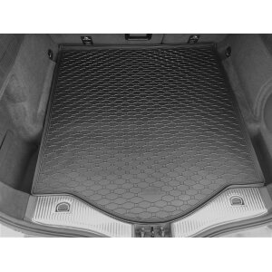 Kofferraumwanne für FORD Mondeo Turnier ab 2014 - schwarz, rutschfest, wasserdicht, 1,5 cm rand,