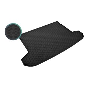 Kofferraumwanne für HYUNDAI Tucson 2015 - 2019 - schwarz, rutschfest, wasserdicht, 1,5 cm rand,