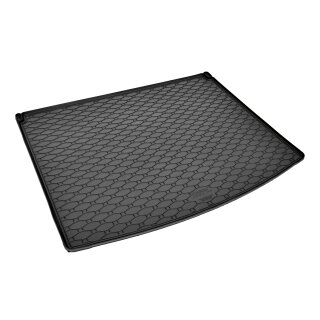 Kofferraumwanne für JEEP Compass ab 2017 / ab 2021 - schwarz, rutschfest, wasserdicht, 1,5 cm rand,