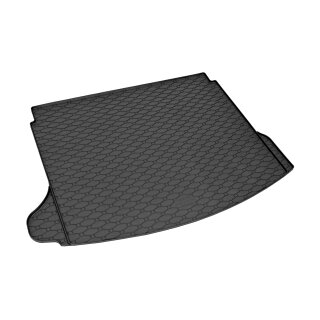 Kofferraumwanne für MAZDA 3 Schrägheck ab 2013 - schwarz, rutschfest, wasserdicht, 1,5 cm rand,
