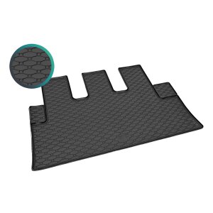 Kofferraumwanne für MERCEDES Vito ab 2014 | L 8/9 Sitzer - schwarz, rutschfest, wasserdicht, 1,5 cm rand,