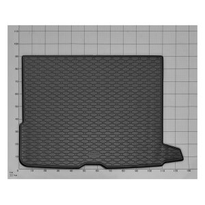 Kofferraumwanne für MERCEDES GLC X253 ab 2015 bis 2022 - schwarz, rutschfest, wasserdicht, 1,5 cm rand,