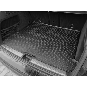 Kofferraumwanne für MERCEDES GLC X253 ab 2015 bis 2022 - schwarz, rutschfest, wasserdicht, 1,5 cm rand,