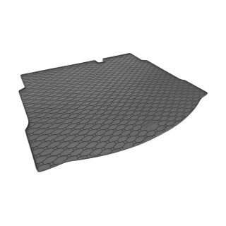 Kofferraumwanne für NISSAN Qashqai ab 2007 bis 2014 - schwarz, rutschfest, wasserdicht, 1,5 cm rand,