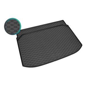 Kofferraumwanne für NISSAN Qashqai ab 2022 - schwarz, rutschfest, wasserdicht, 1,5 cm rand,