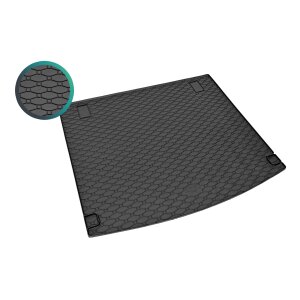 Kofferraumwanne für OPEL Astra H Kombi ab 2005 bis 2010 - schwarz, rutschfest, wasserdicht, 1,5 cm rand,