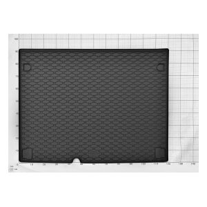 Kofferraumwanne für PEUGEOT Rifter ab 2019-| L1 5Sitze - schwarz, rutschfest, wasserdicht, 1,5 cm rand,