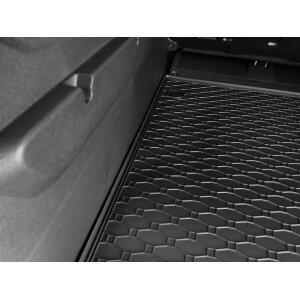 Kofferraumwanne für PEUGEOT Rifter ab 2019-| L1 5Sitze - schwarz, rutschfest, wasserdicht, 1,5 cm rand,