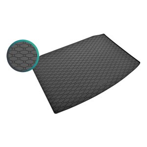 Kofferraumwanne für SEAT Ateca 4x2 ab 2016 - schwarz, rutschfest, wasserdicht, 1,5 cm rand,