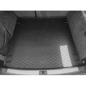 Kofferraumwanne für SEAT Exeo Kombi ab 2009 - schwarz, rutschfest, wasserdicht, 1,5 cm rand,