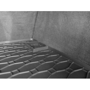 Kofferraumwanne für SEAT Exeo Kombi ab 2009 - schwarz, rutschfest, wasserdicht, 1,5 cm rand,