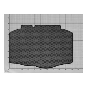 Kofferraumwanne für SEAT Ibiza ab 2017 - schwarz, rutschfest, wasserdicht, 1,5 cm rand,