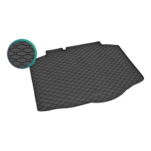 Kofferraumwanne für SEAT Ibiza ab 2017 - schwarz, rutschfest, wasserdicht, 1,5 cm rand,