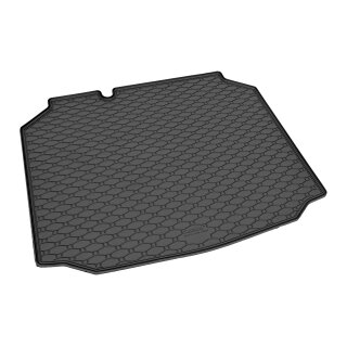 Kofferraumwanne für SEAT Leon Schrägheck ab 2013 bis 2020 - schwarz, rutschfest, wasserdicht, 1,5 cm rand,