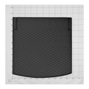 Kofferraumwanne für SEAT Leon ST ab 2020 - schwarz, rutschfest, wasserdicht, 1,5 cm rand,