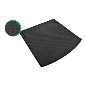 Kofferraumwanne für SEAT Leon ST ab 2020 - schwarz, rutschfest, wasserdicht, 1,5 cm rand,