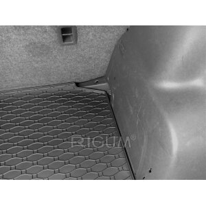 Kofferraumwanne für SKODA Fabia II Kombi ab 2007 bis 2014 - schwarz, rutschfest, wasserdicht, 1,5 cm rand,