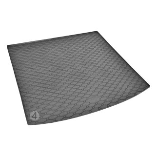 Kofferraumwanne für SKODA Kodiaq ab 2017 | 7Sitze - schwarz, rutschfest, wasserdicht, 1,5 cm rand,