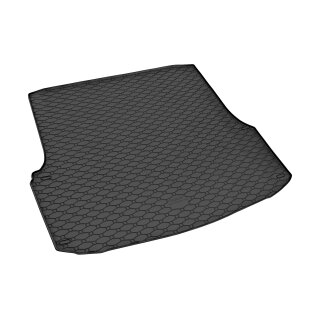 Kofferraumwanne für SKODA Octavia II Stufenheck ab 2005 - schwarz, rutschfest, wasserdicht, 1,5 cm rand,