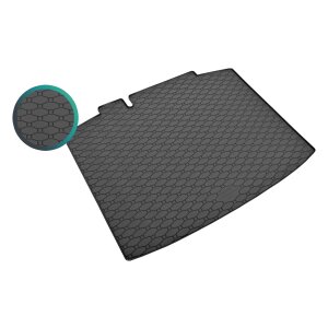 Kofferraumwanne für SKODA Rapid Spaceback ab 2013 - schwarz, rutschfest, wasserdicht, 1,5 cm rand,