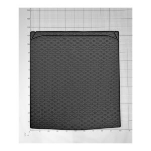 Kofferraumwanne für SKODA Superb III Kombi ab 2015 bis 2024 - schwarz, rutschfest, wasserdicht, 1,5 cm rand,