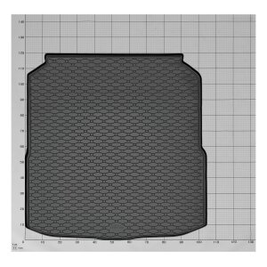 Kofferraumwanne für VW Arteon Stufenheck ab 2017 - schwarz, rutschfest, wasserdicht, 1,5 cm rand,