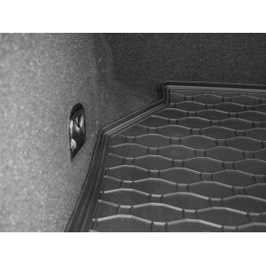 Kofferraumwanne für VW Arteon Shoooting Brake ab 2020 - schwarz, rutschfest, wasserdicht, 1,5 cm rand,