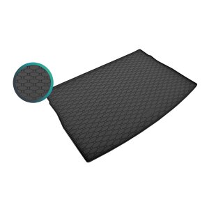 Kofferraumwanne für VW Golf Sportsvan ab 2014 - schwarz, rutschfest, wasserdicht, 1,5 cm rand,