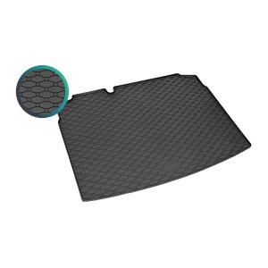 Kofferraumwanne für VW Golf V Schrägheck ab 2003 bis 2008 - schwarz, rutschfest, wasserdicht, 1,5 cm rand,