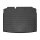 Kofferraumwanne für VW Golf V Schrägheck ab 2003 bis 2008 - schwarz, rutschfest, wasserdicht, 1,5 cm rand,