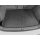 Kofferraumwanne für VW Golf VII Schrägheck ab 2012 bis 2020 - Obere Position - schwarz, rutschfest, wasserdicht, 1,5 cm rand,