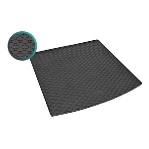 Kofferraumwanne für VW Golf VII Variant ab 2013 bis 2020 - schwarz, rutschfest, wasserdicht, 1,5 cm rand,
