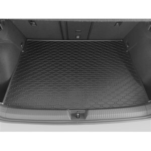 Kofferraumwanne für VW Golf VIII GTE HB ab 2020 - schwarz, rutschfest, wasserdicht, 1,5 cm rand,