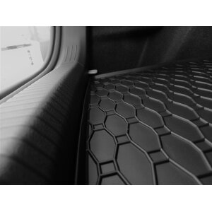 Kofferraumwanne für VW Golf VIII GTE HB ab 2020 - schwarz, rutschfest, wasserdicht, 1,5 cm rand,